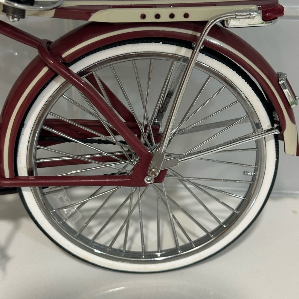 Rare Vintage Jet Liner Bicycle 1950s Boys Bike Cycle Metal Model Length: 11.5 " - Picture 5 of 15
